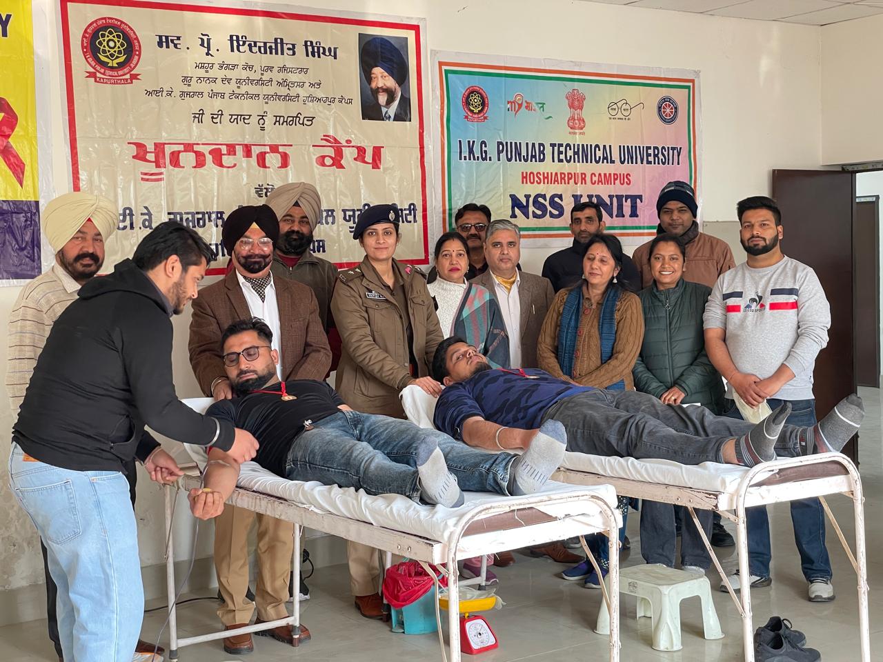 Blood donation camp organized and students encouraged to contribute towards life saving cause